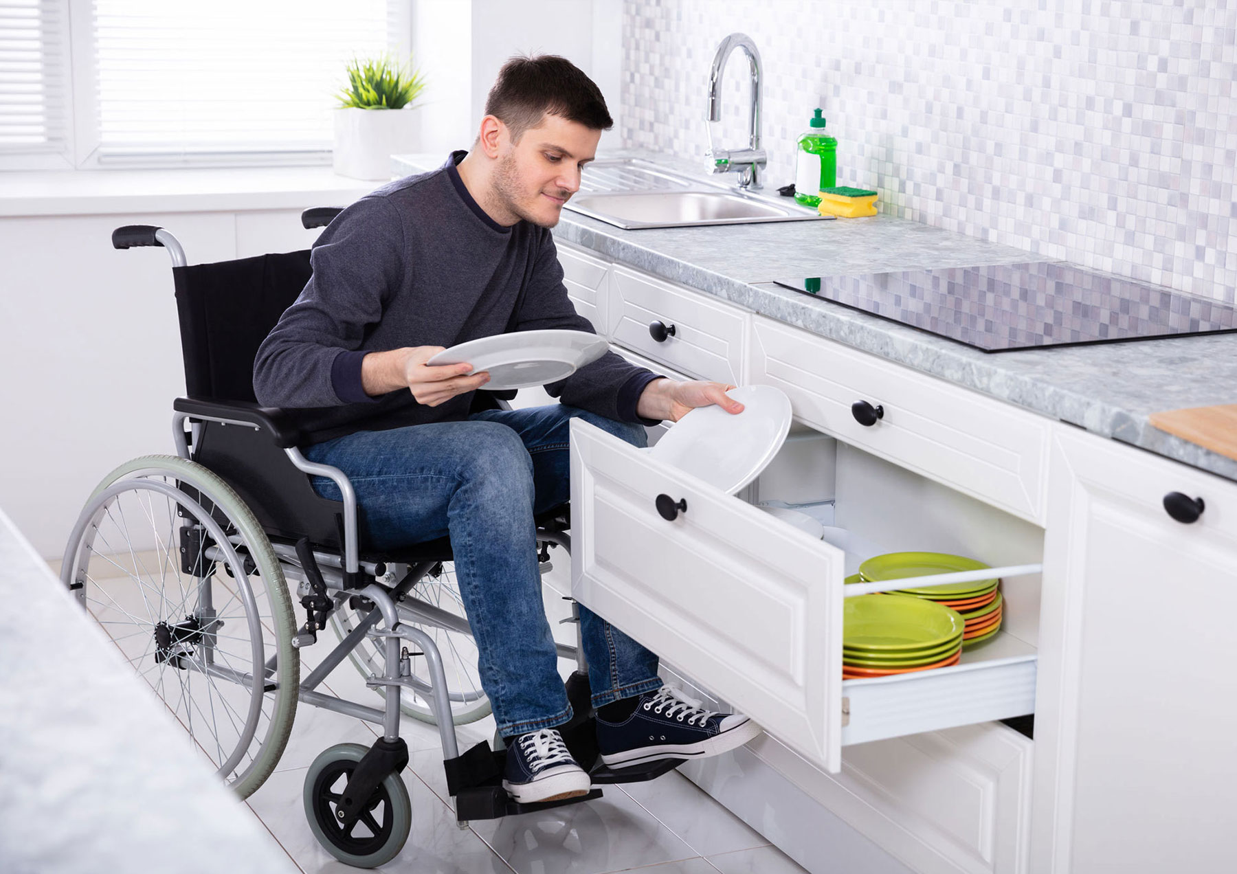 Design: the kitchen for disabled